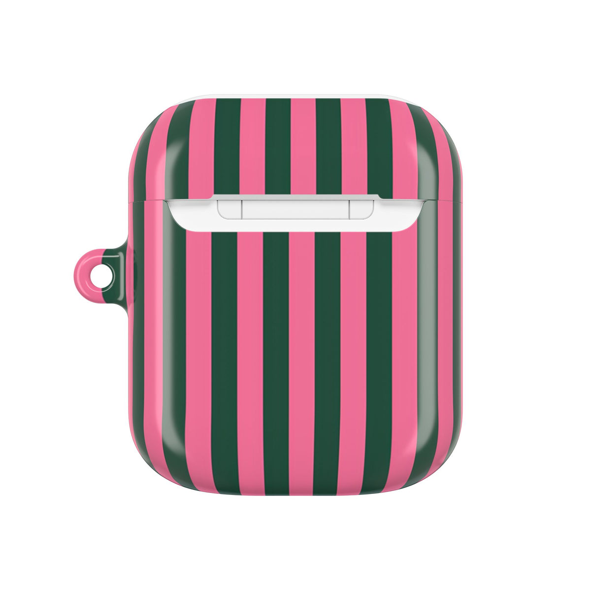 Flamingo Stripe AirPod Case – Slim Protective Charging Case