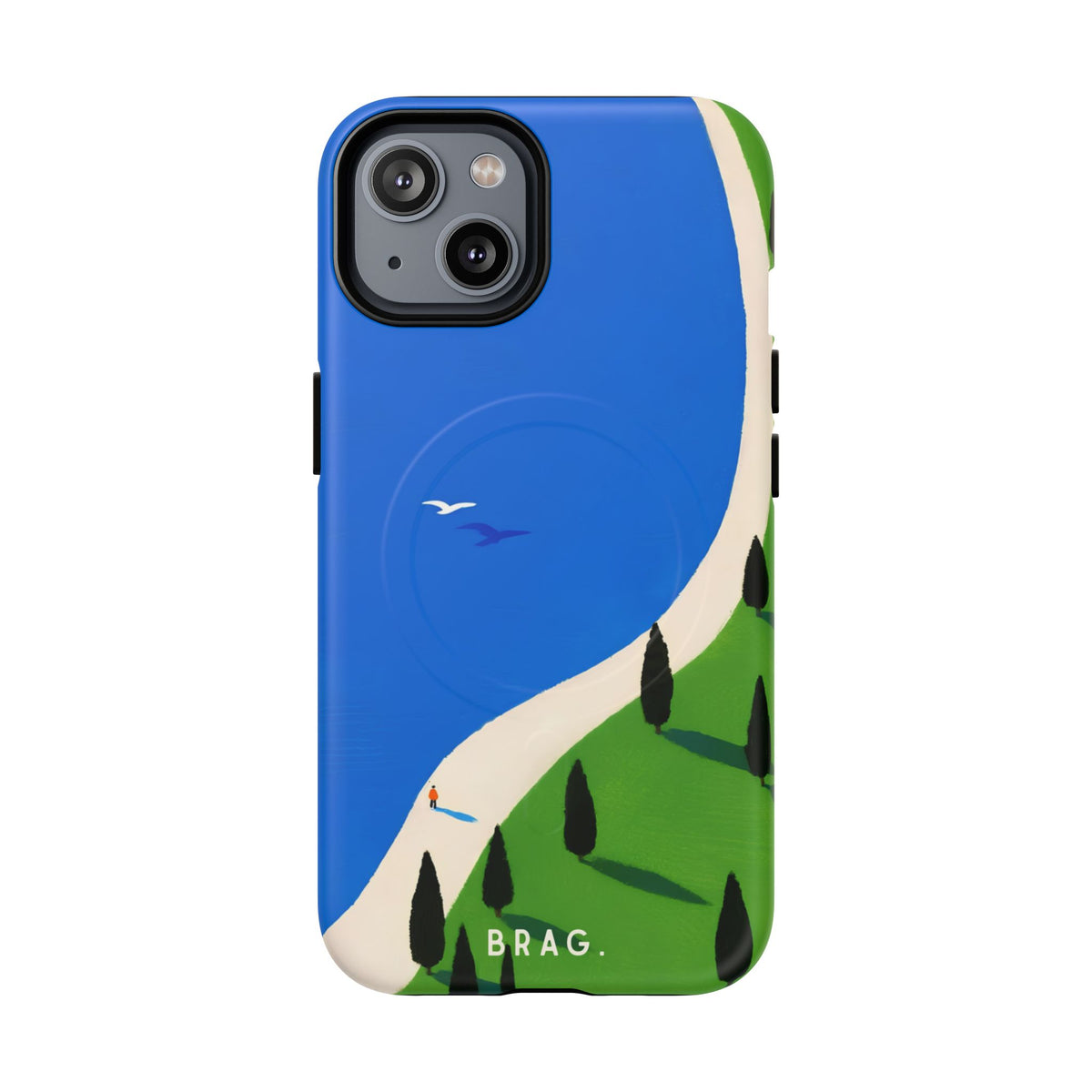Blue Escape MagSafe Tough Phone Case — Magnetic Protective Cover