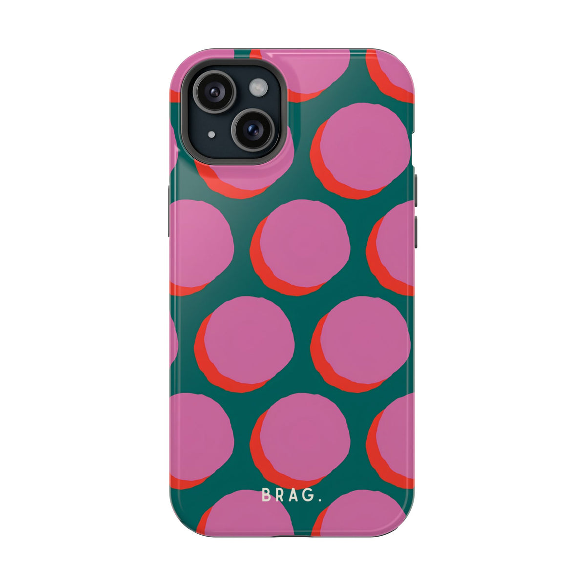 Pink Moon Magnetic Impact-Resistant Phone Case