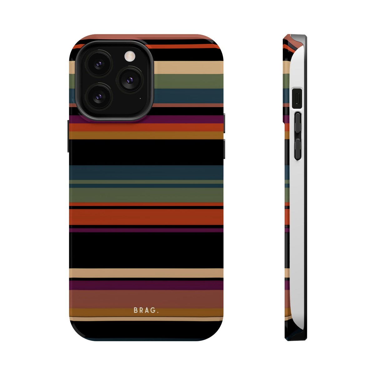 Market Stripe Magnetic Impact-Resistant Phone Case