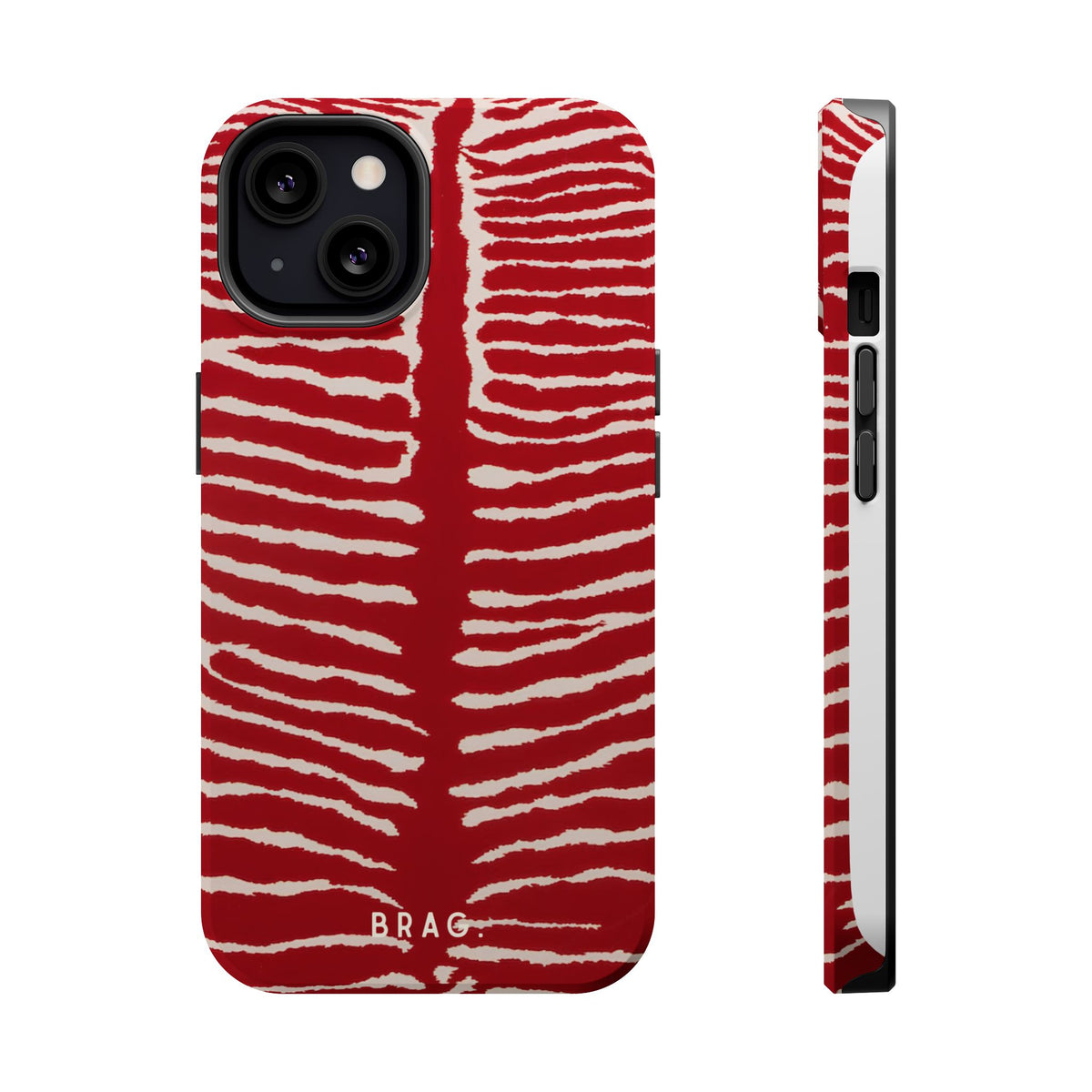 Striped Heat Magnetic Impact-Resistant Phone Case
