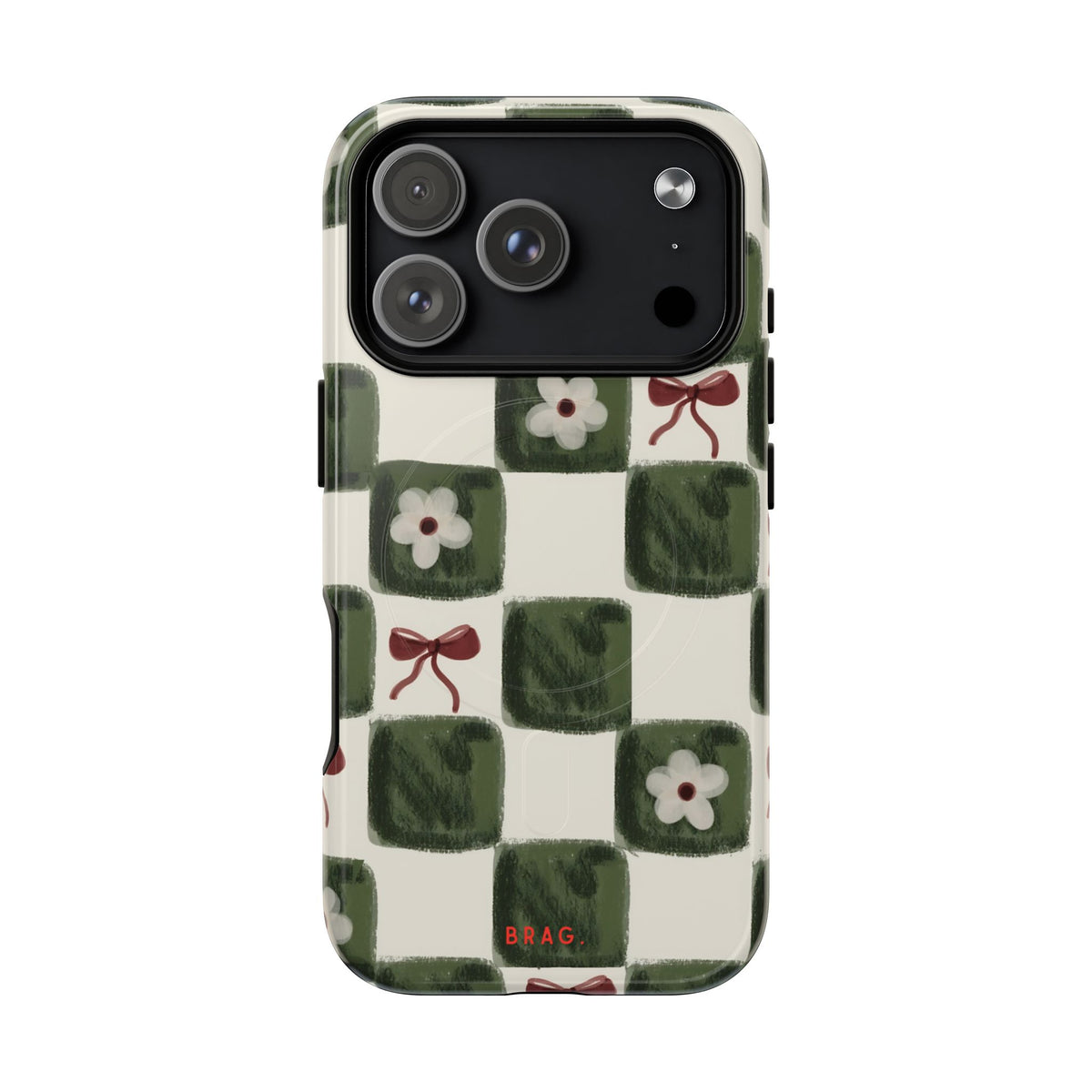 Garden Mosaic MagSafe Tough Phone Case — Magnetic Protective Cover