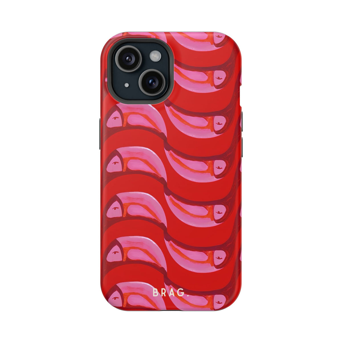 Pink Current Magnetic Impact-Resistant Phone Case