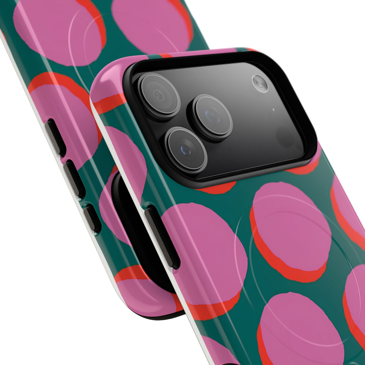 Pink Moon MagSafe Tough Phone Case — Magnetic Protective Cover