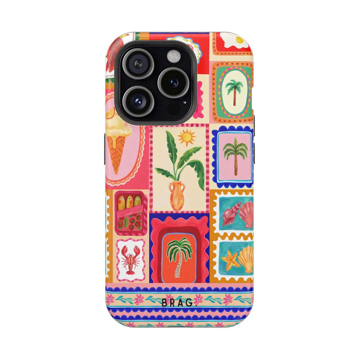 Postcard Magnetic Impact-Resistant Phone Case