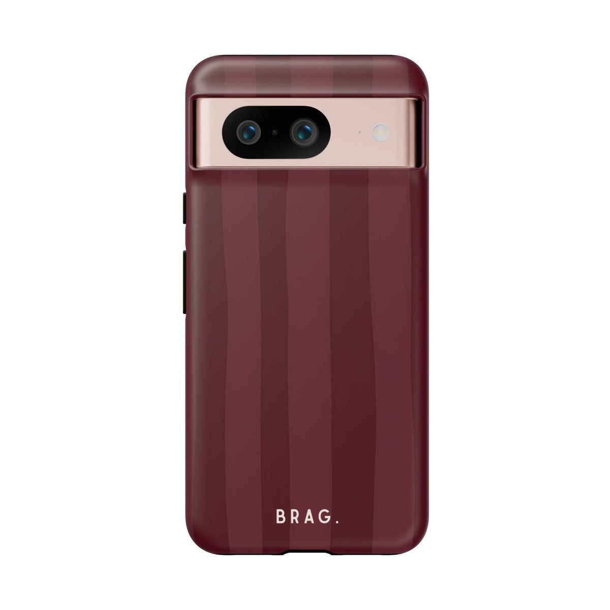 Dark Cherry Tough Phone Case – Shockproof Protective iPhone Cover