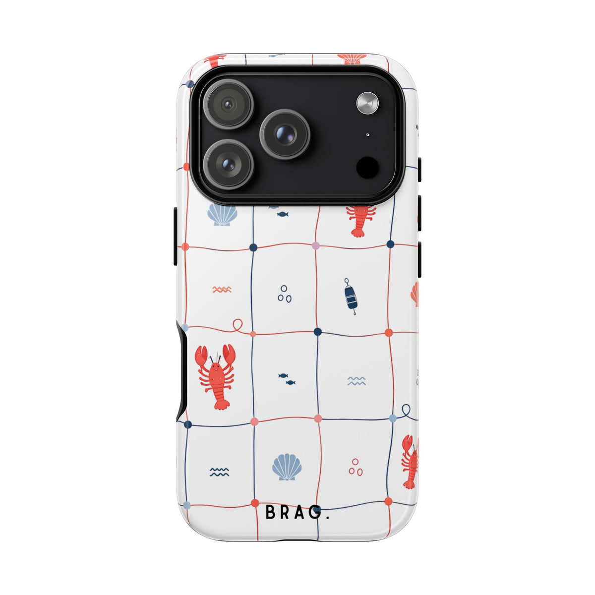 Lobster Cafe Tough Phone Case – Shockproof Protective iPhone Cover