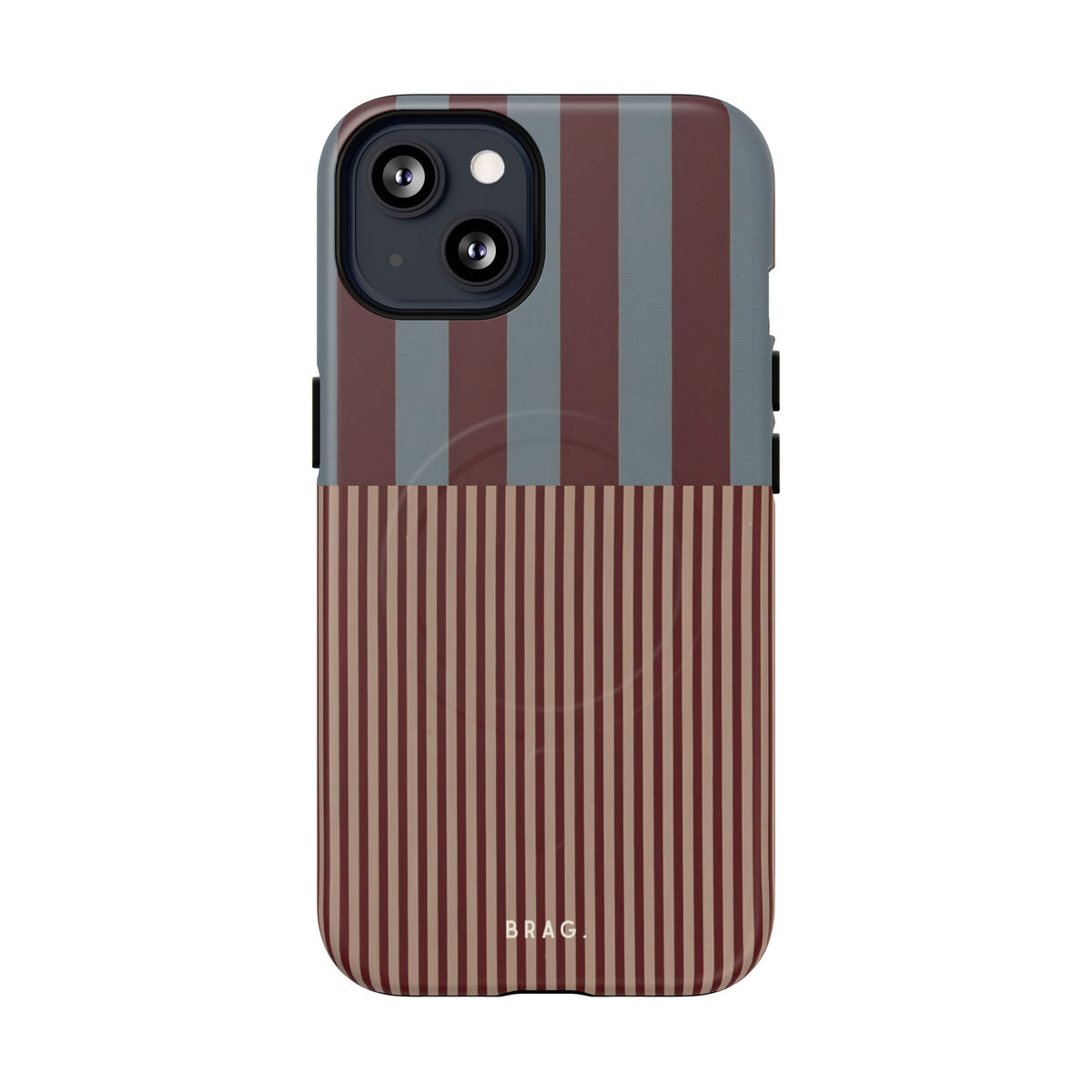 Candy Stripe MagSafe Tough Phone Case — Magnetic Protective Cover