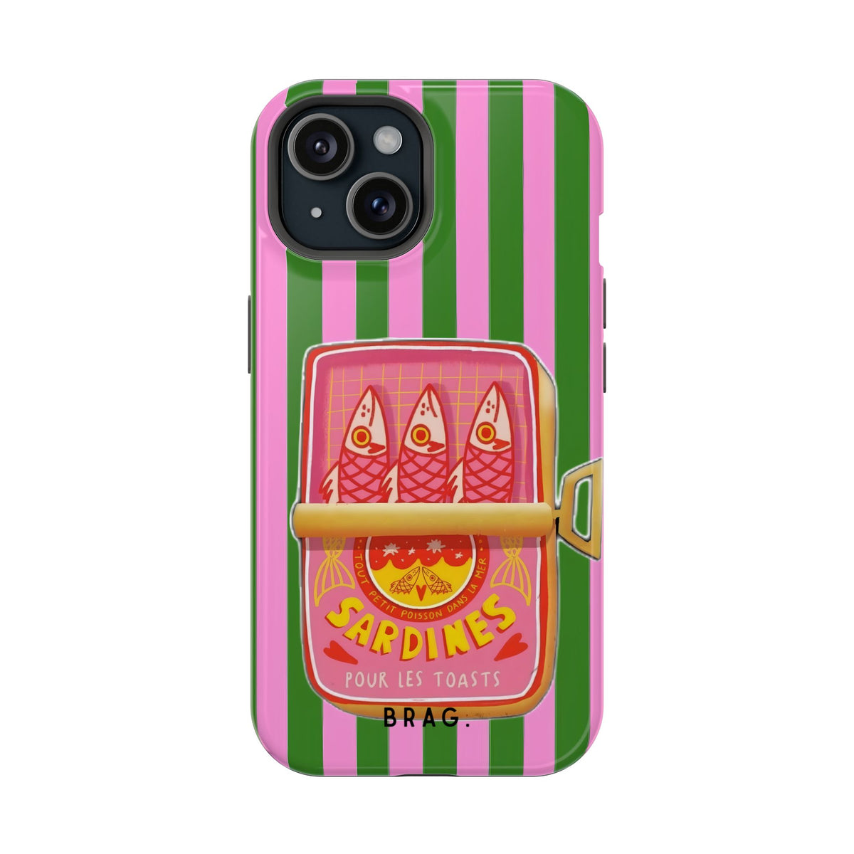 Tinned Pink Magnetic Impact-Resistant Phone Case