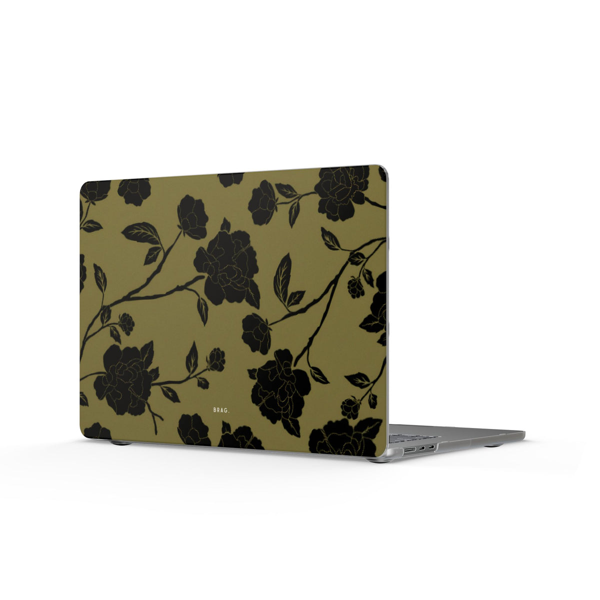 Olive Garden Matte MacBook Case — Slim Protective Laptop Cover