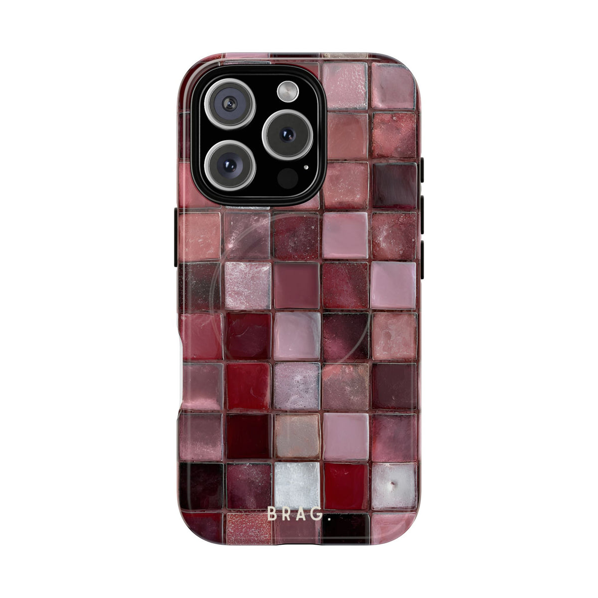 Cherry Tile MagSafe Tough Phone Case — Magnetic Protective Cover