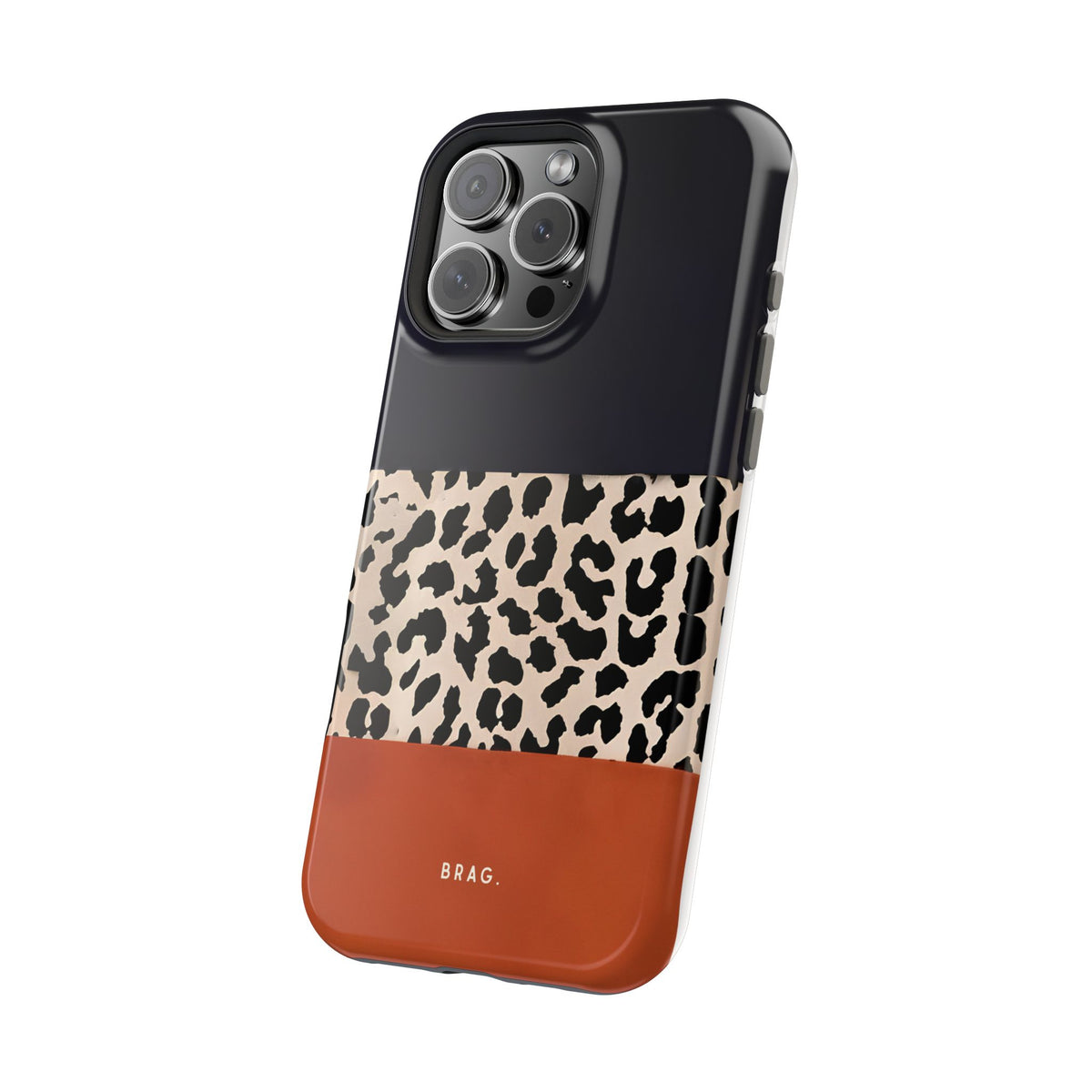 Leopard Block Magnetic Impact-Resistant Phone Case