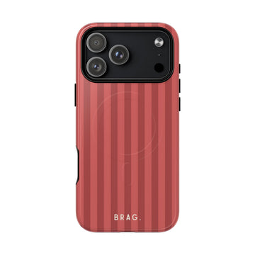 Sunset Stripe MagSafe Tough Phone Case — Magnetic Protective Cover