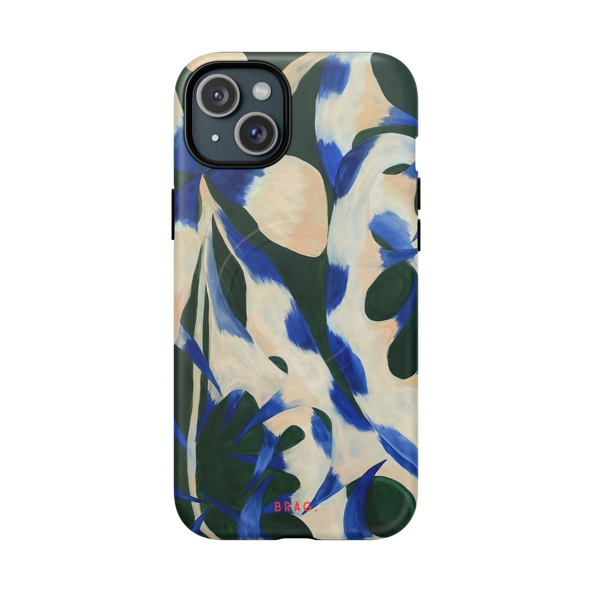 Blue Garden MagSafe Tough Phone Case — Magnetic Protective Cover