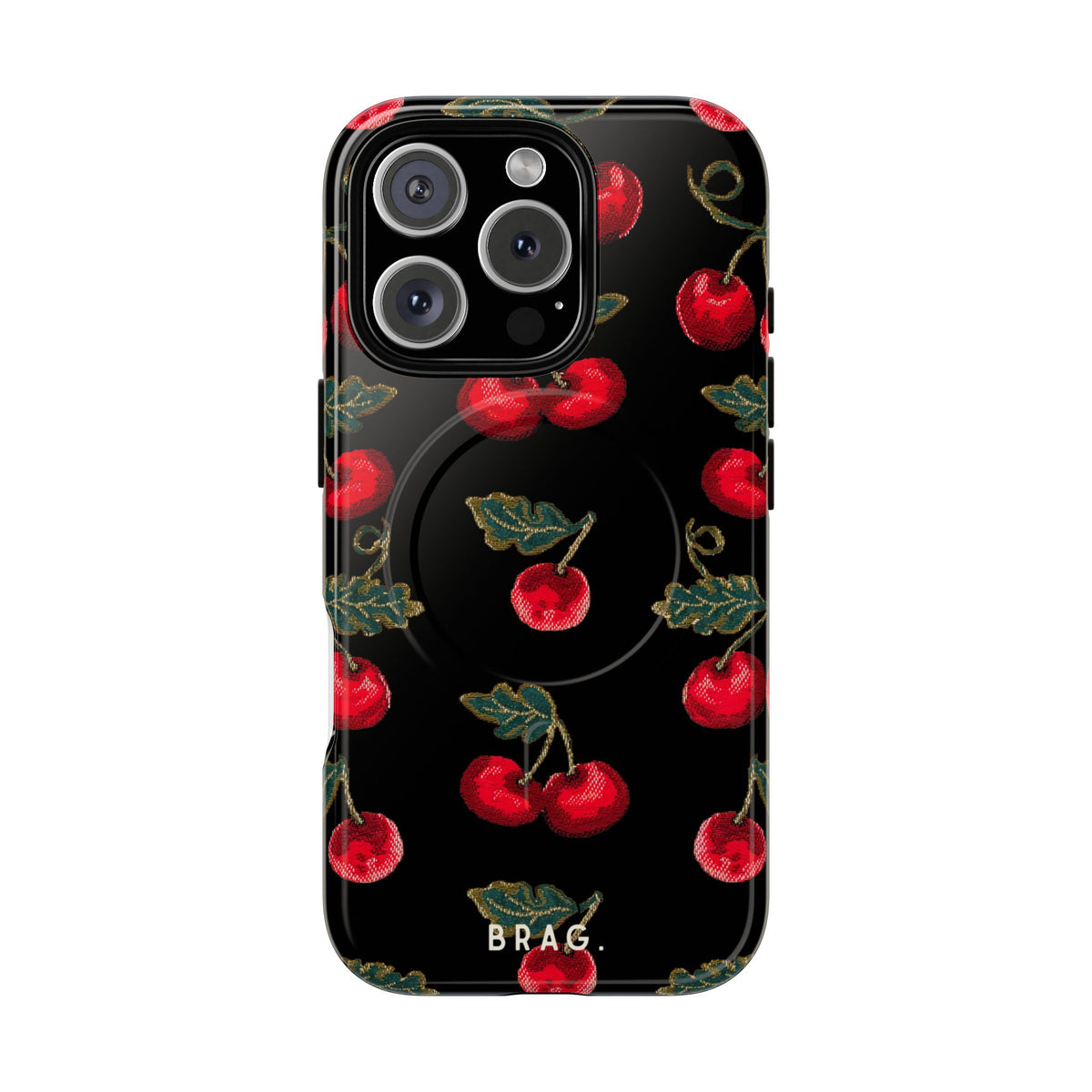 Cherry Bomb MagSafe Tough Phone Case — Magnetic Protective Cover