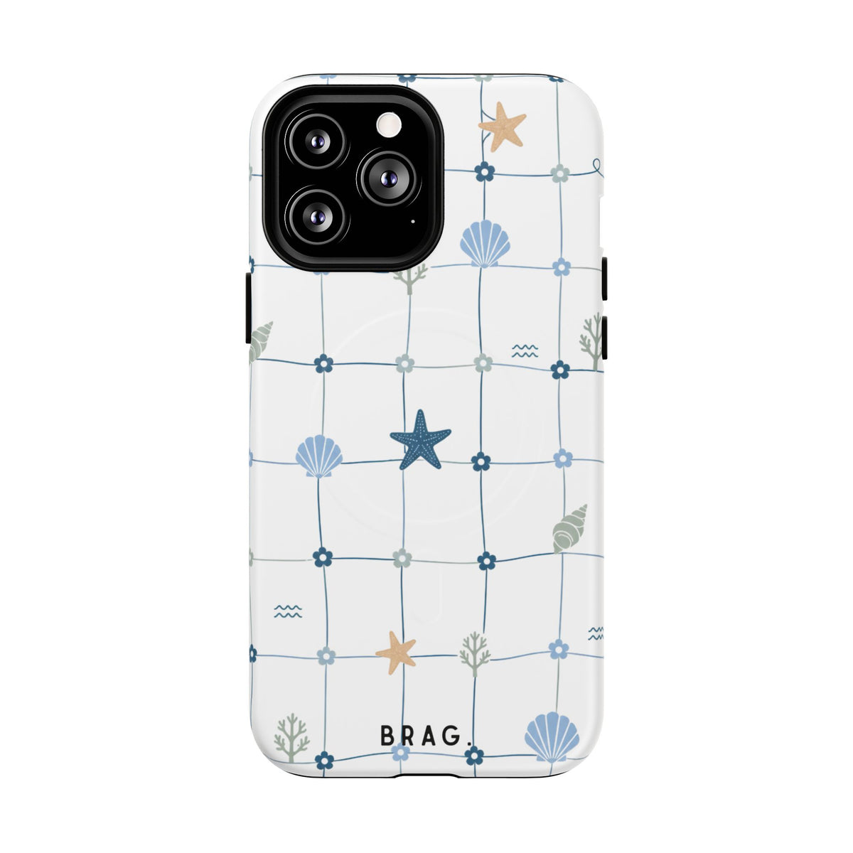 Sea Sun Sand MagSafe Tough Phone Case — Magnetic Protective Cover