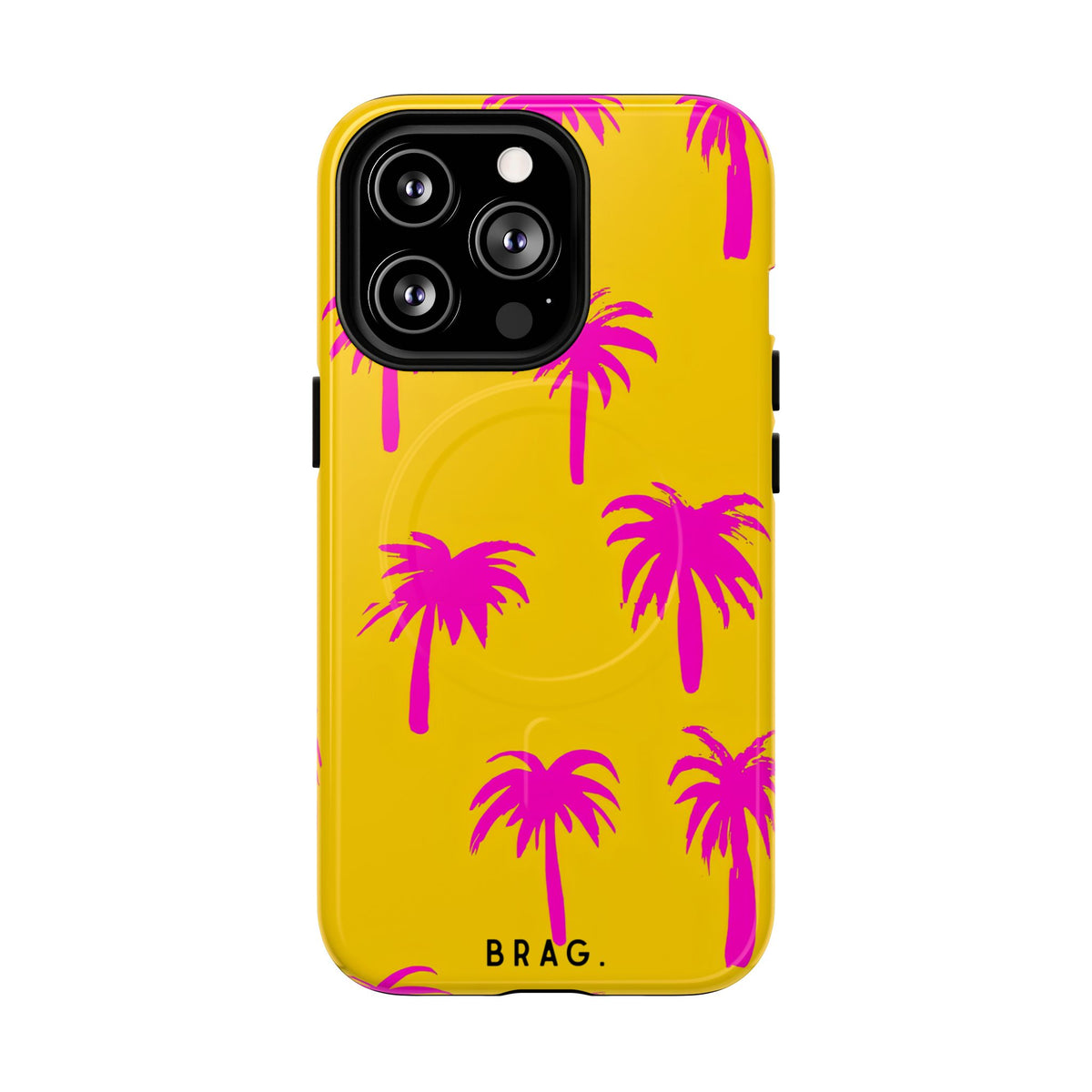 Pink Palms MagSafe Tough Phone Case — Magnetic Protective Cover