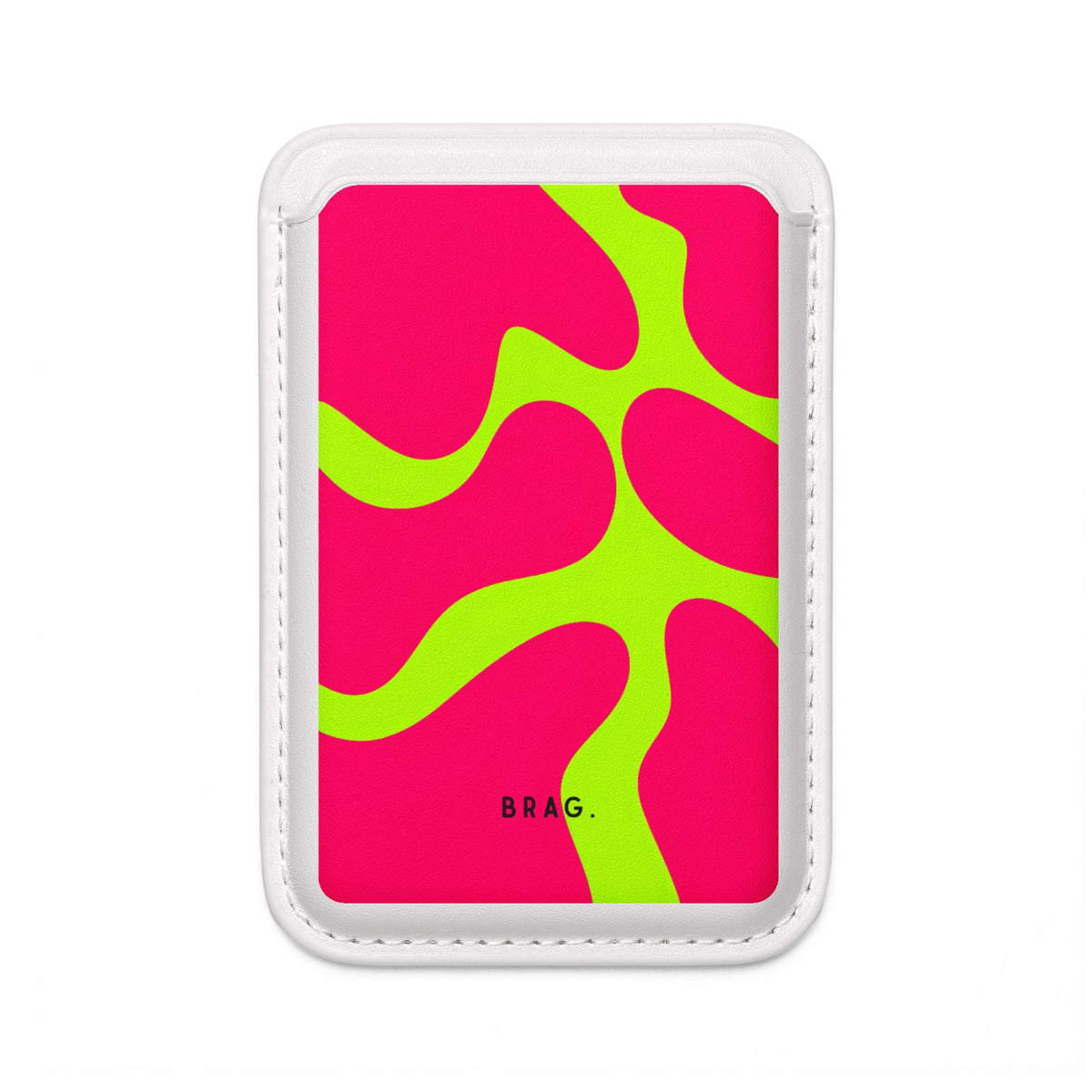 Pink Mirage MagSafe Vegan Wallet — Slim Phone Card Holder
