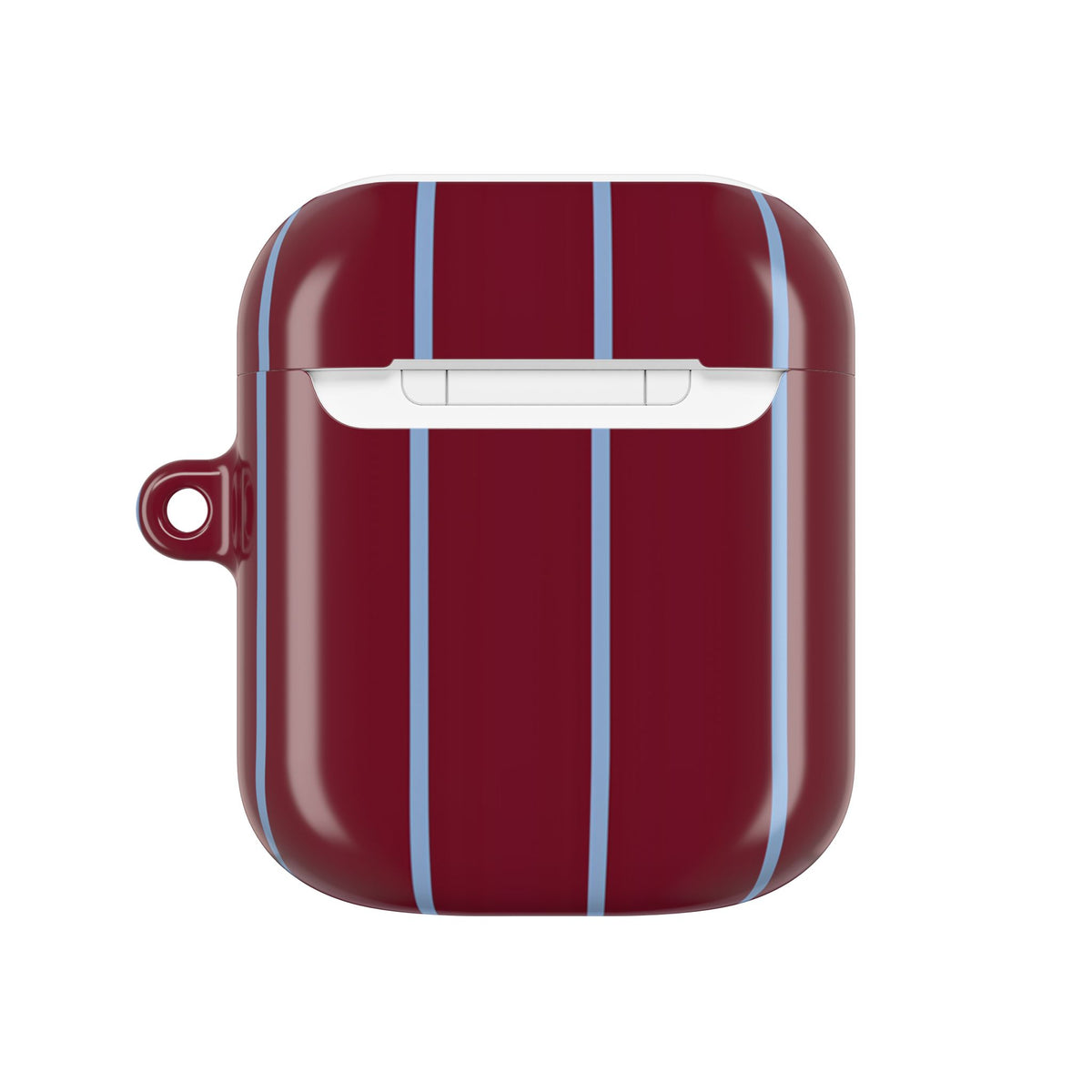 Bordeaux Stripe AirPod Case – Slim Protective Charging Case