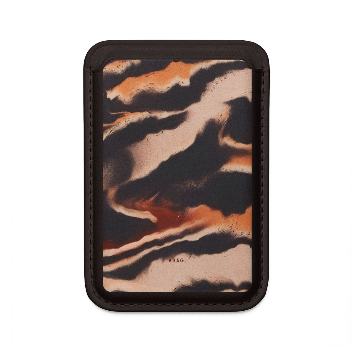 Gold Leaf MagSafe Vegan Wallet — Slim Phone Card Holder