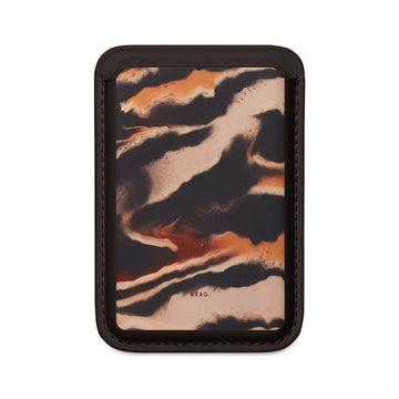 Gold Leaf MagSafe Vegan Wallet — Slim Phone Card Holder