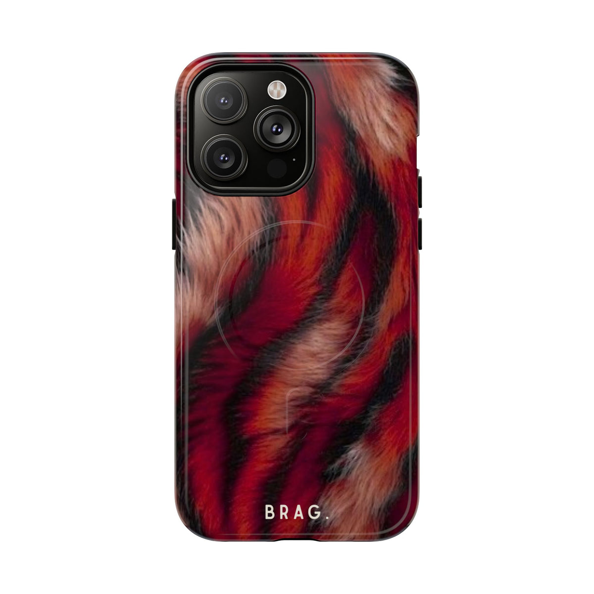 Red Rush MagSafe Tough Phone Case — Magnetic Protective Cover