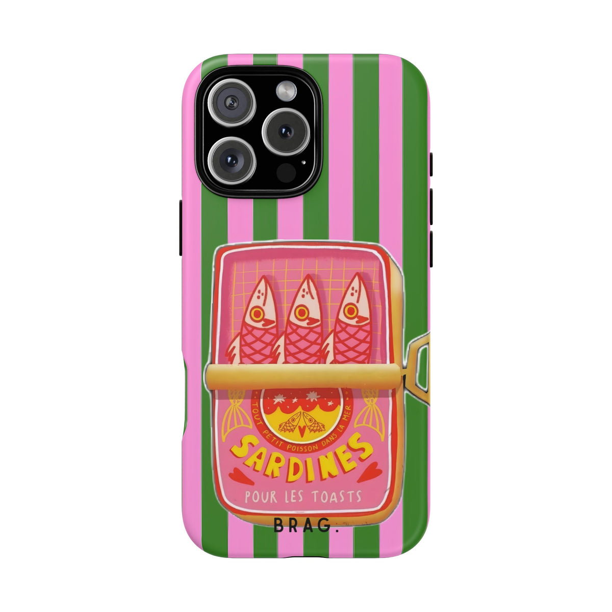 Tinned Pink Tough Phone Case – Shockproof Protective iPhone Cover
