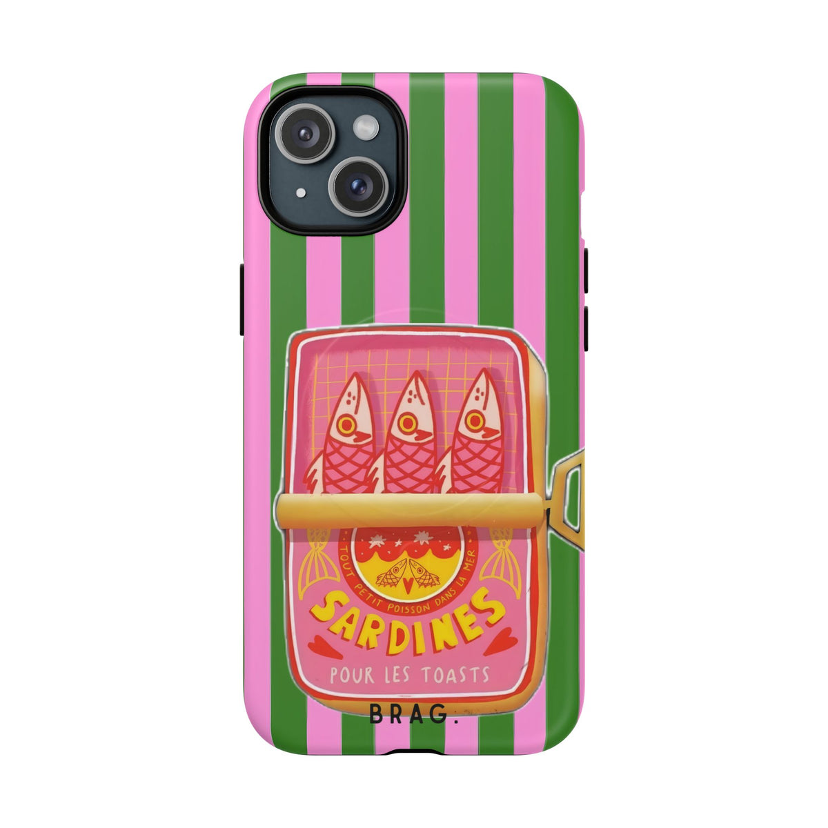 Tinned Pink MagSafe Tough Phone Case — Magnetic Protective Cover
