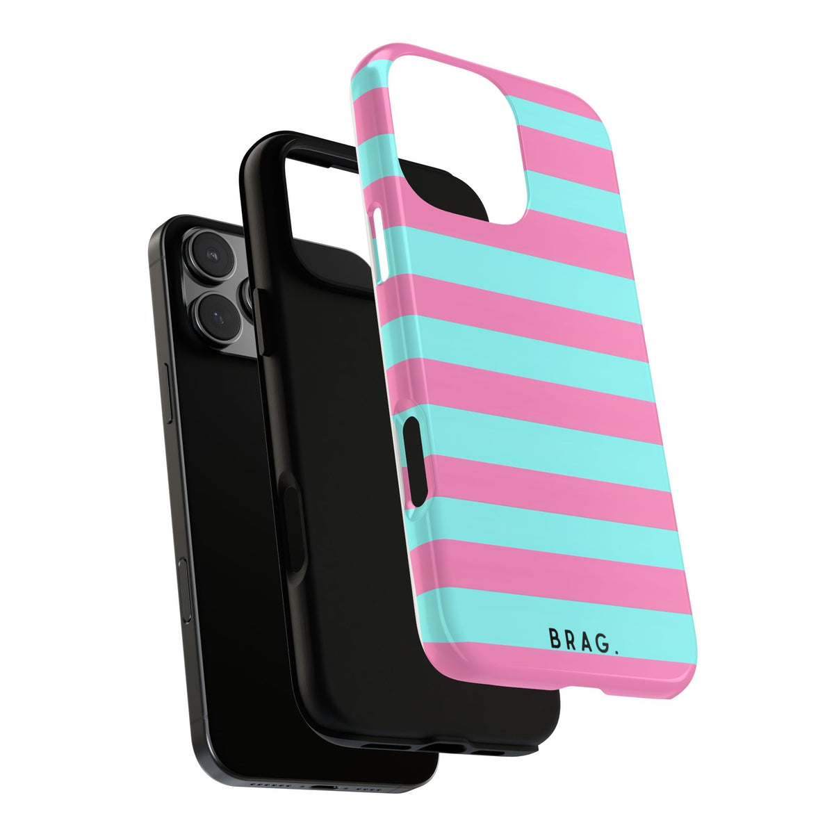 Taffy Stripe Tough Phone Case – Shockproof Protective iPhone Cover