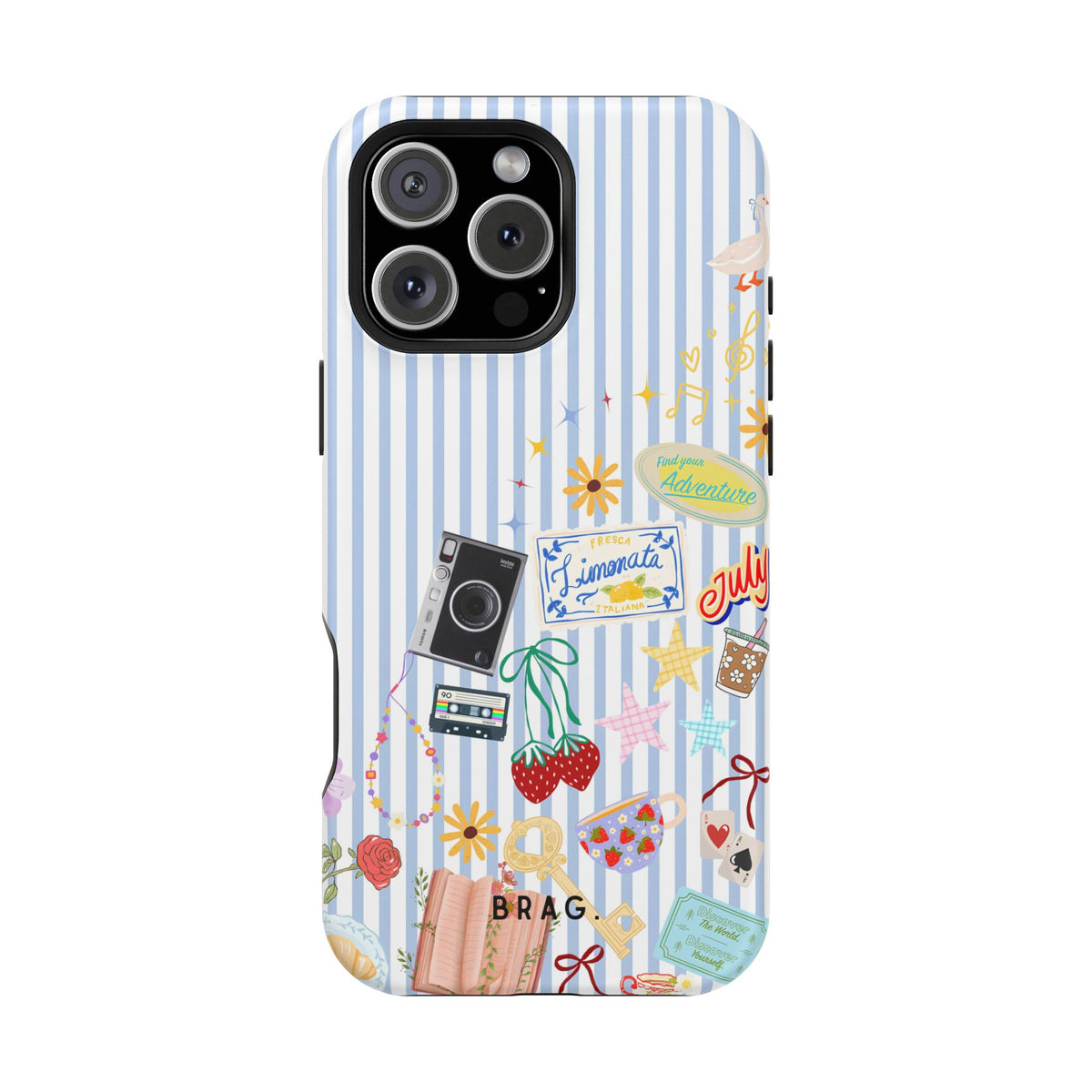 Travel Girl Magnetic Impact-Resistant Phone Case