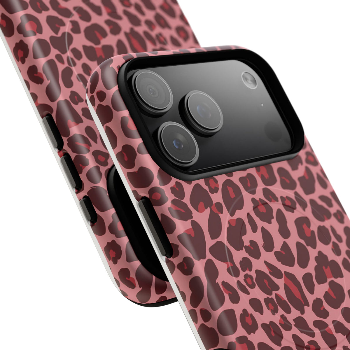 Leopard Love MagSafe Tough Phone Case — Magnetic Protective Cover