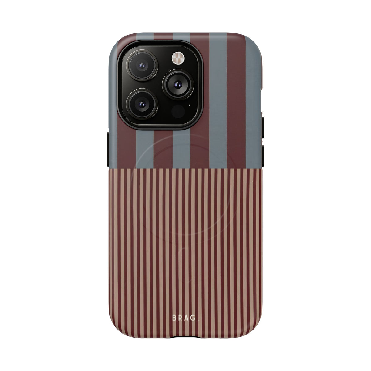 Candy Stripe MagSafe Tough Phone Case — Magnetic Protective Cover