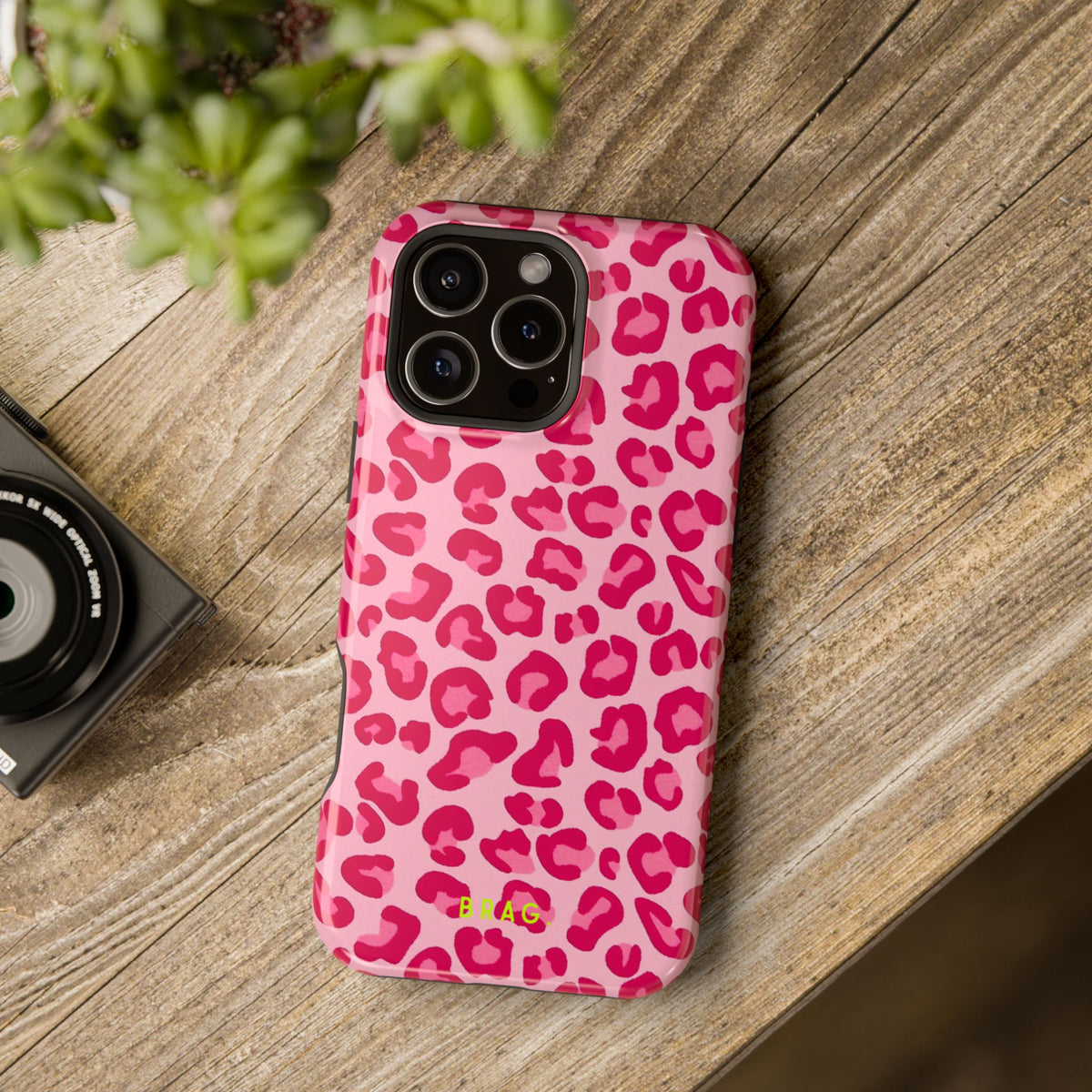 Pink Prowl Magnetic Impact-Resistant Phone Case