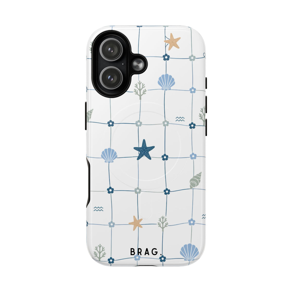 Sea Sun Sand MagSafe Tough Phone Case — Magnetic Protective Cover