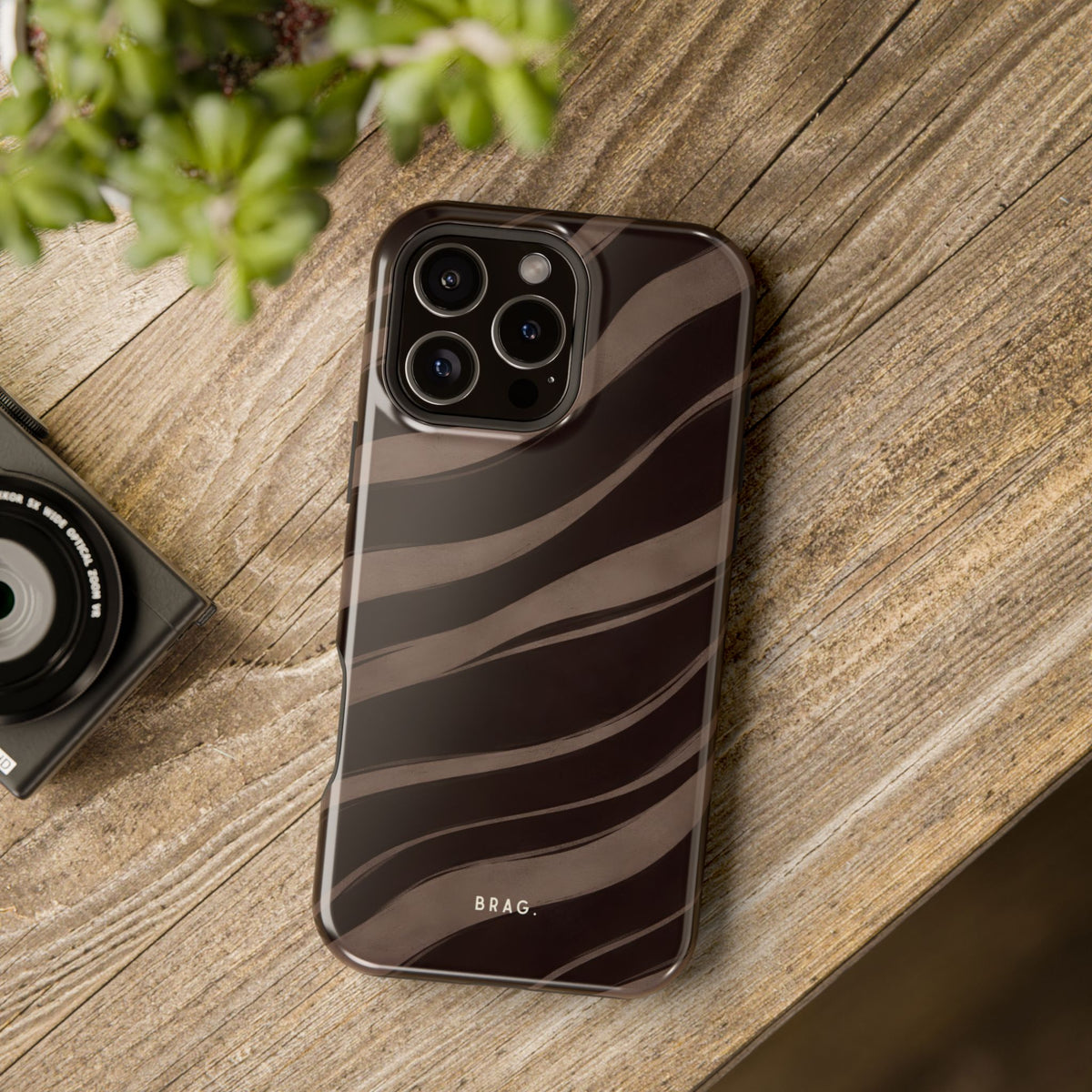 Zebra Wave Magnetic Impact-Resistant Phone Case