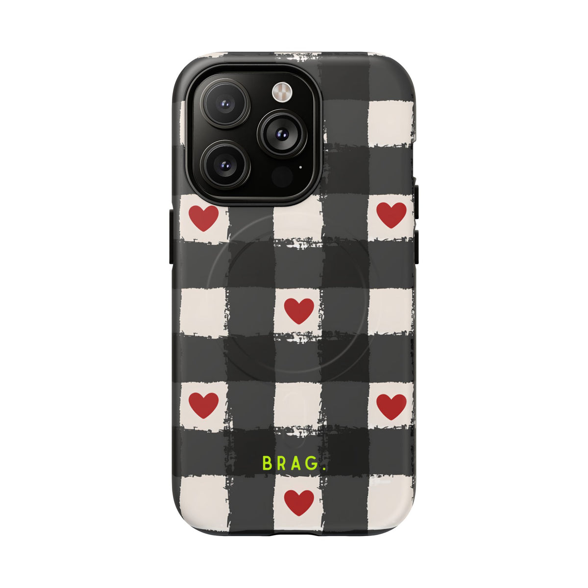 Lucky Heart MagSafe Tough Phone Case — Magnetic Protective Cover