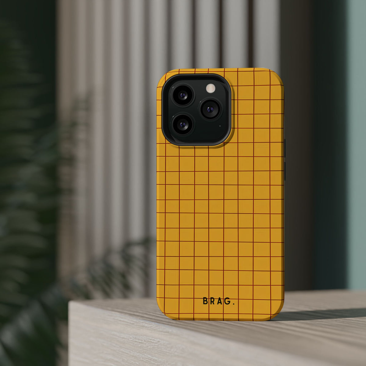 Cheese Grid Magnetic Impact-Resistant Phone Case