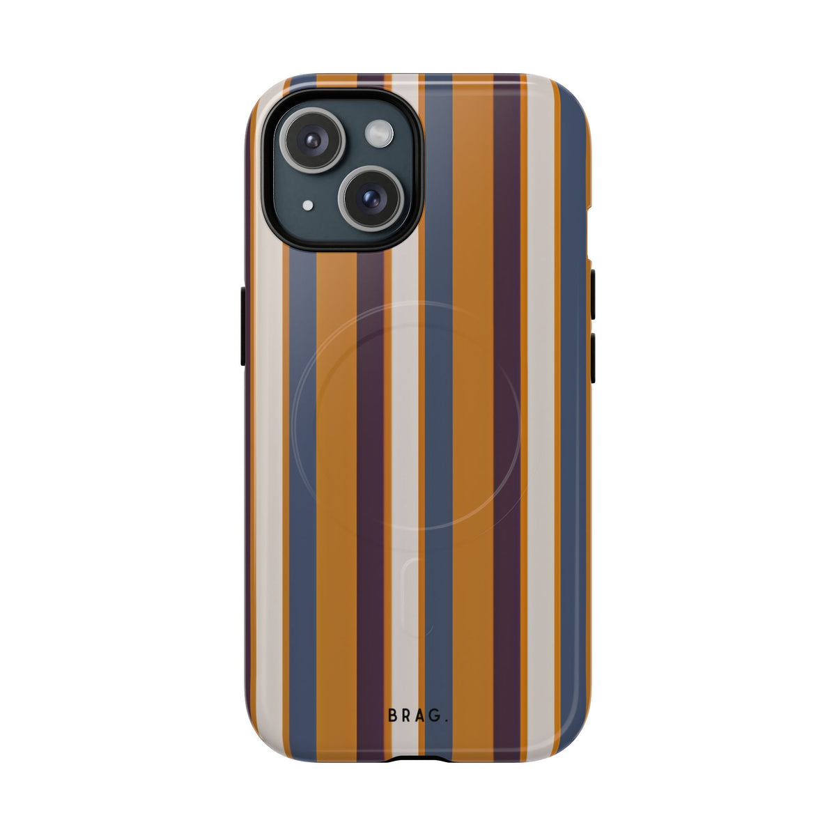 Sunset Stripe MagSafe Tough Phone Case — Magnetic Protective Cover