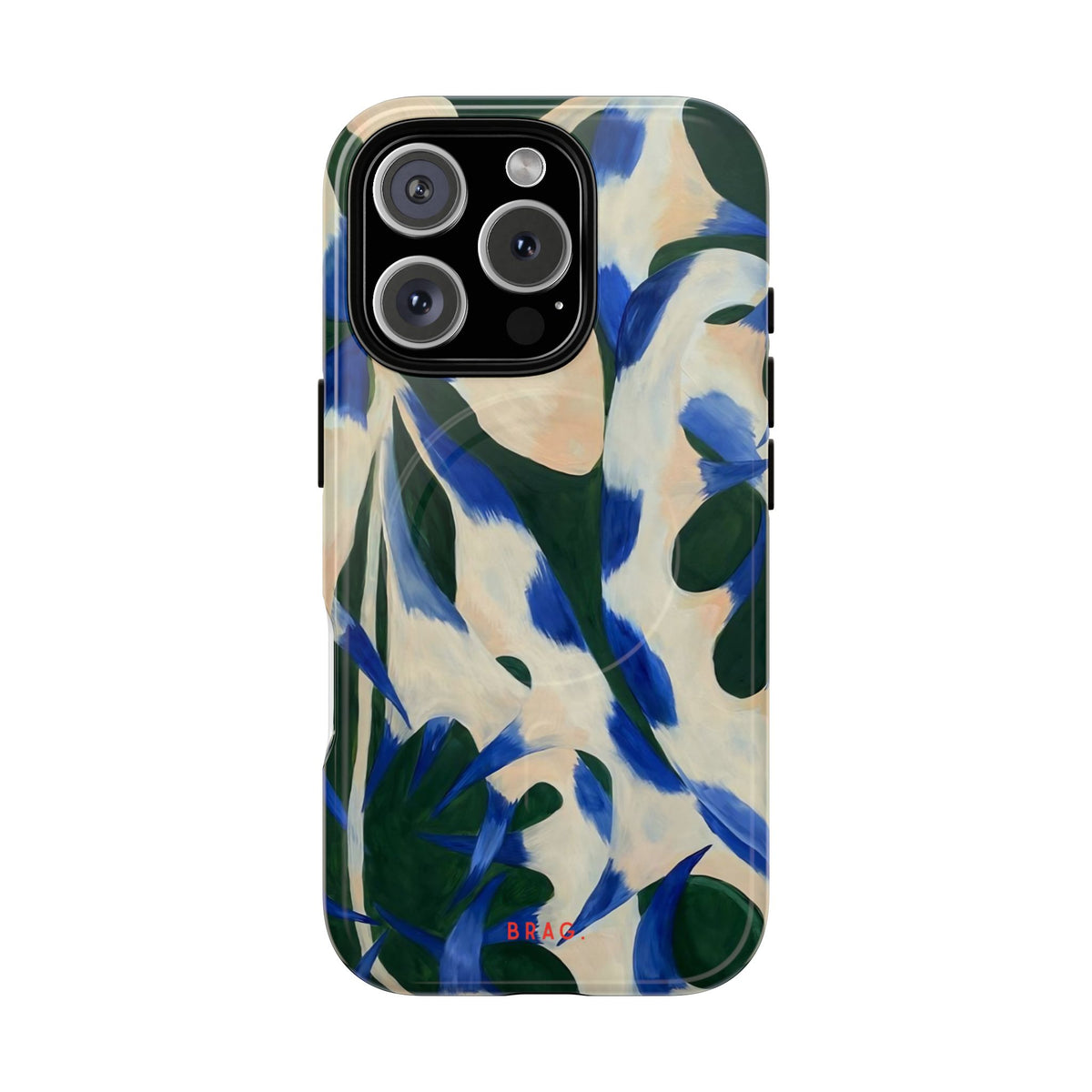 Blue Garden MagSafe Tough Phone Case — Magnetic Protective Cover