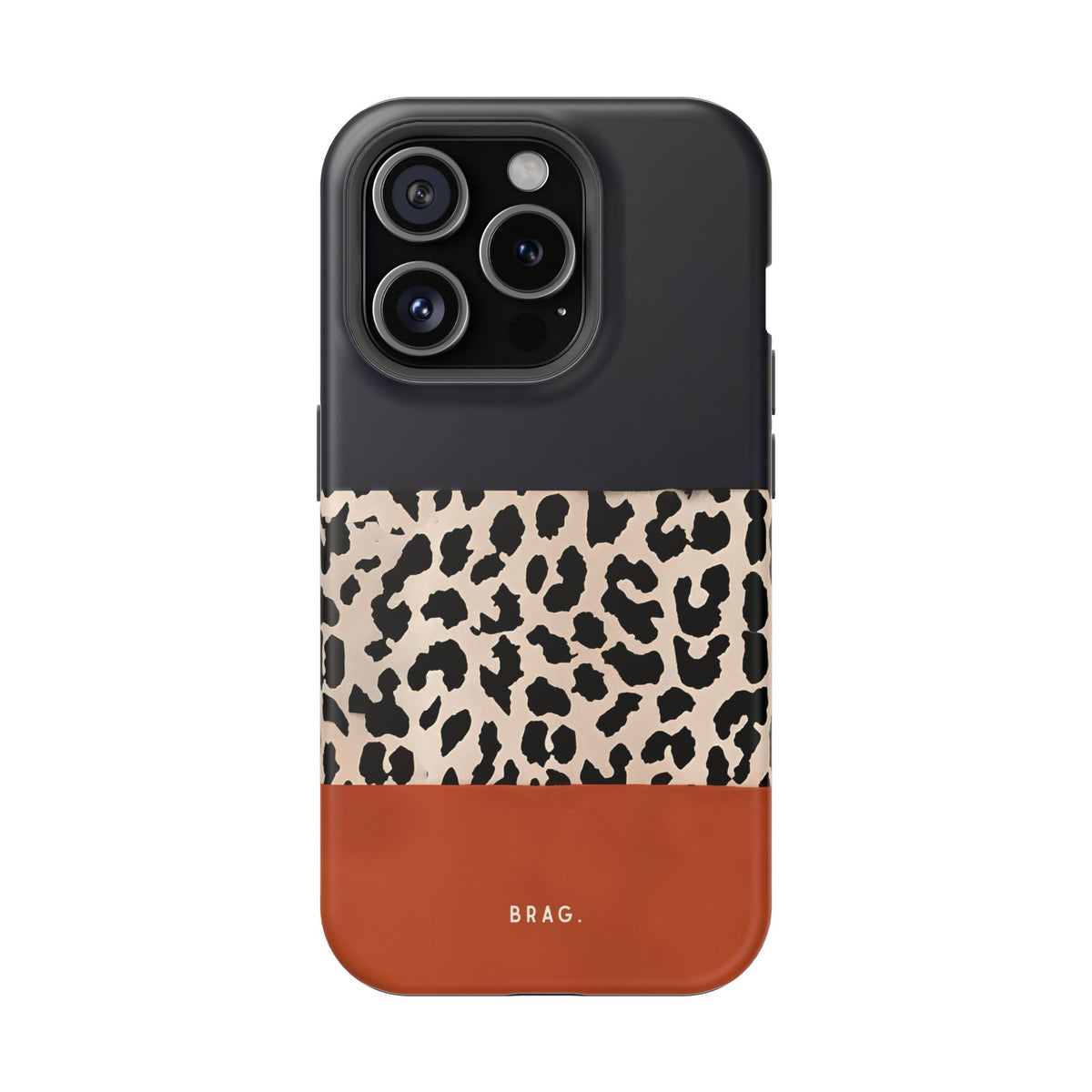 Leopard Block Magnetic Impact-Resistant Phone Case