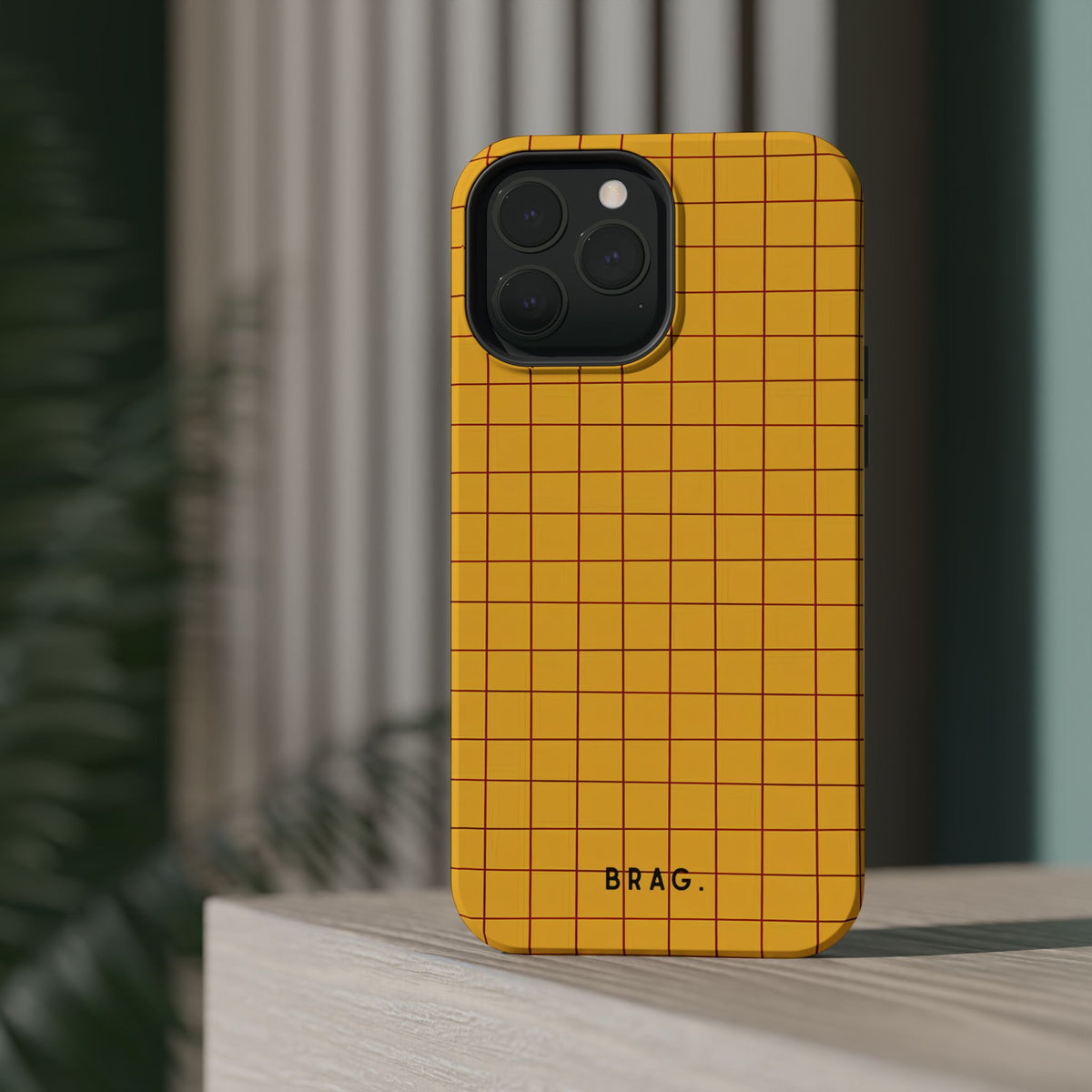 Cheese Grid Magnetic Impact-Resistant Phone Case