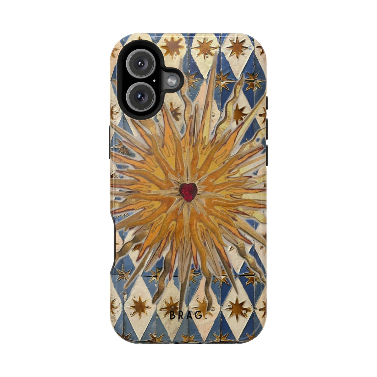 Fortune Heart Magnetic Impact-Resistant Phone Case