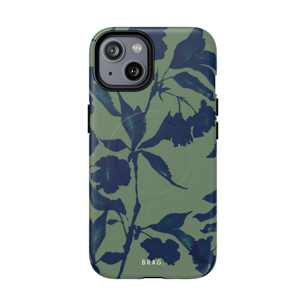 Sage Bloom MagSafe Tough Phone Case — Magnetic Protective Cover