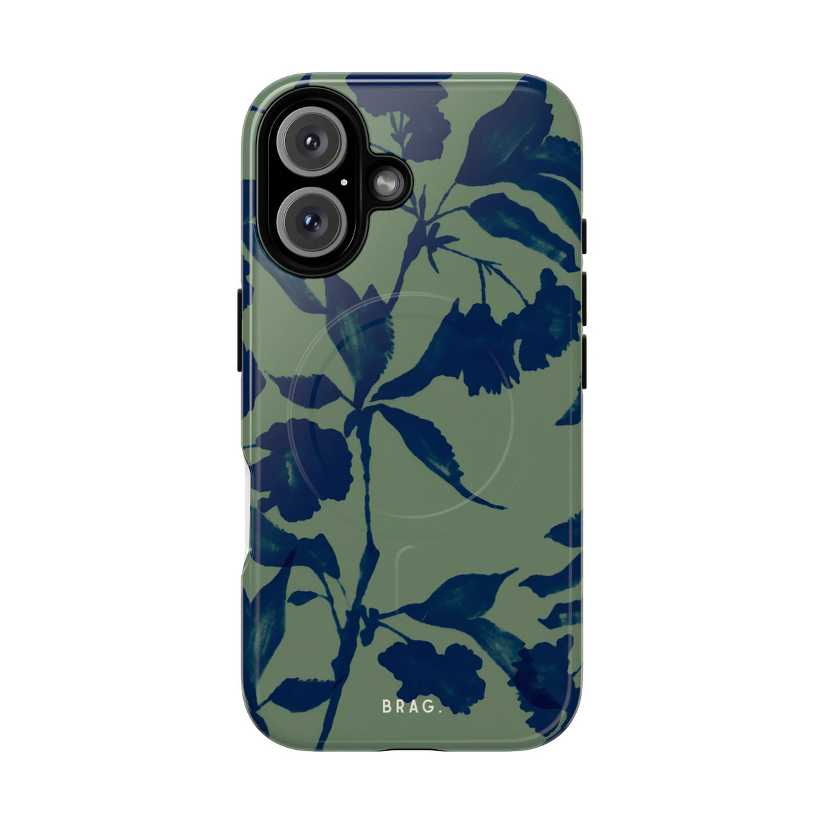 Sage Bloom MagSafe Tough Phone Case — Magnetic Protective Cover