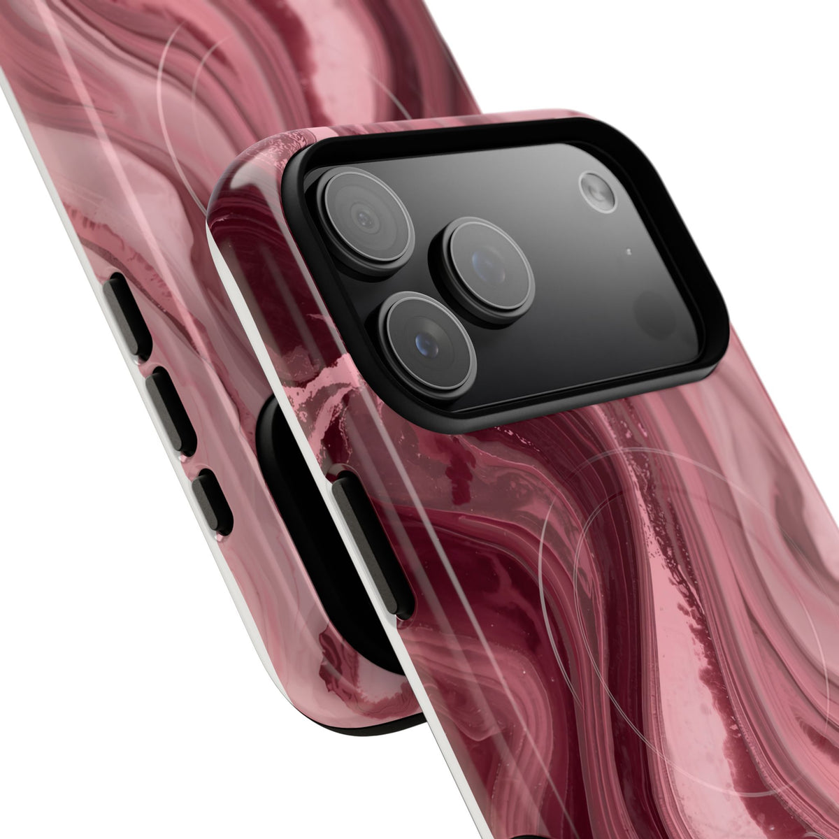 Cherry Smoke MagSafe Tough Phone Case — Magnetic Protective Cover