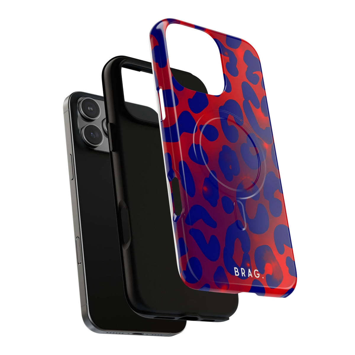 Electric Blue MagSafe Tough Phone Case — Magnetic Protective Cover