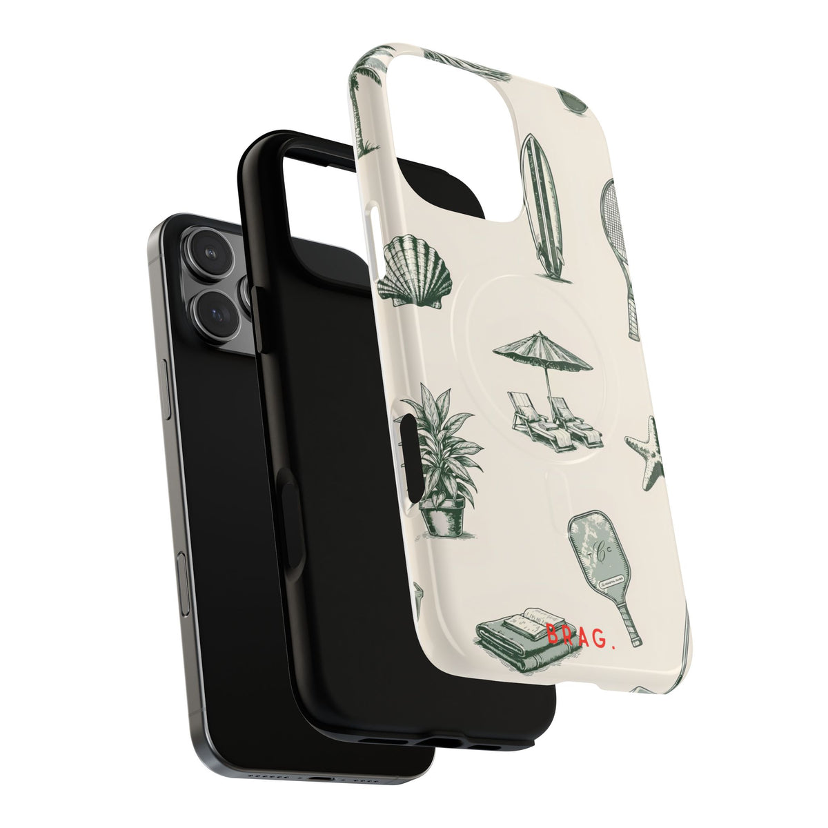 Beach Club MagSafe Tough Phone Case — Magnetic Protective Cover