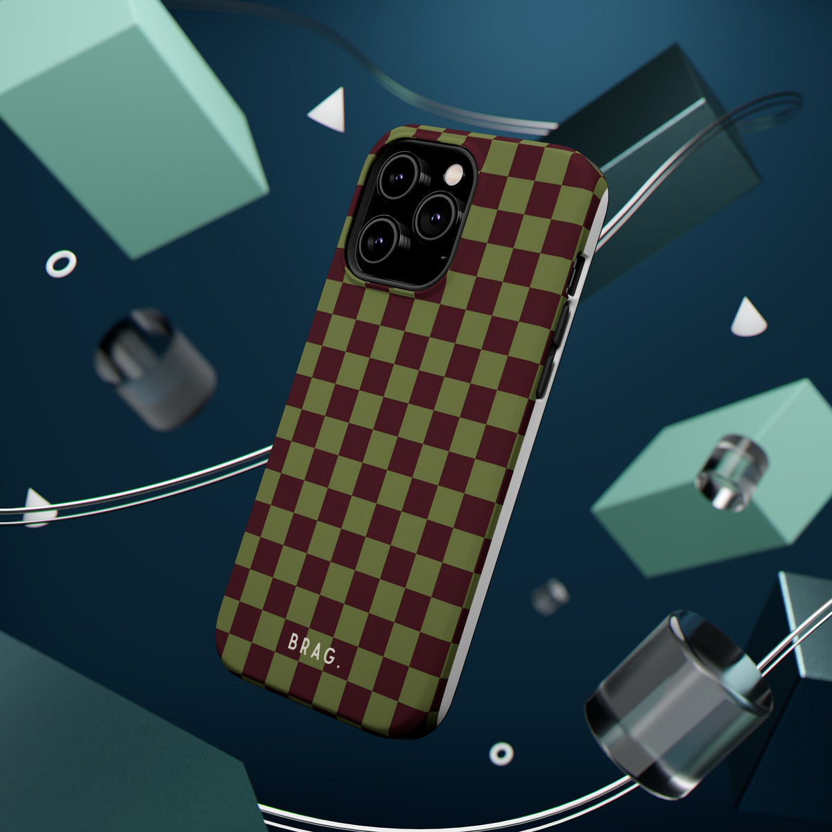 Lucky Check Magnetic Impact-Resistant Phone Case