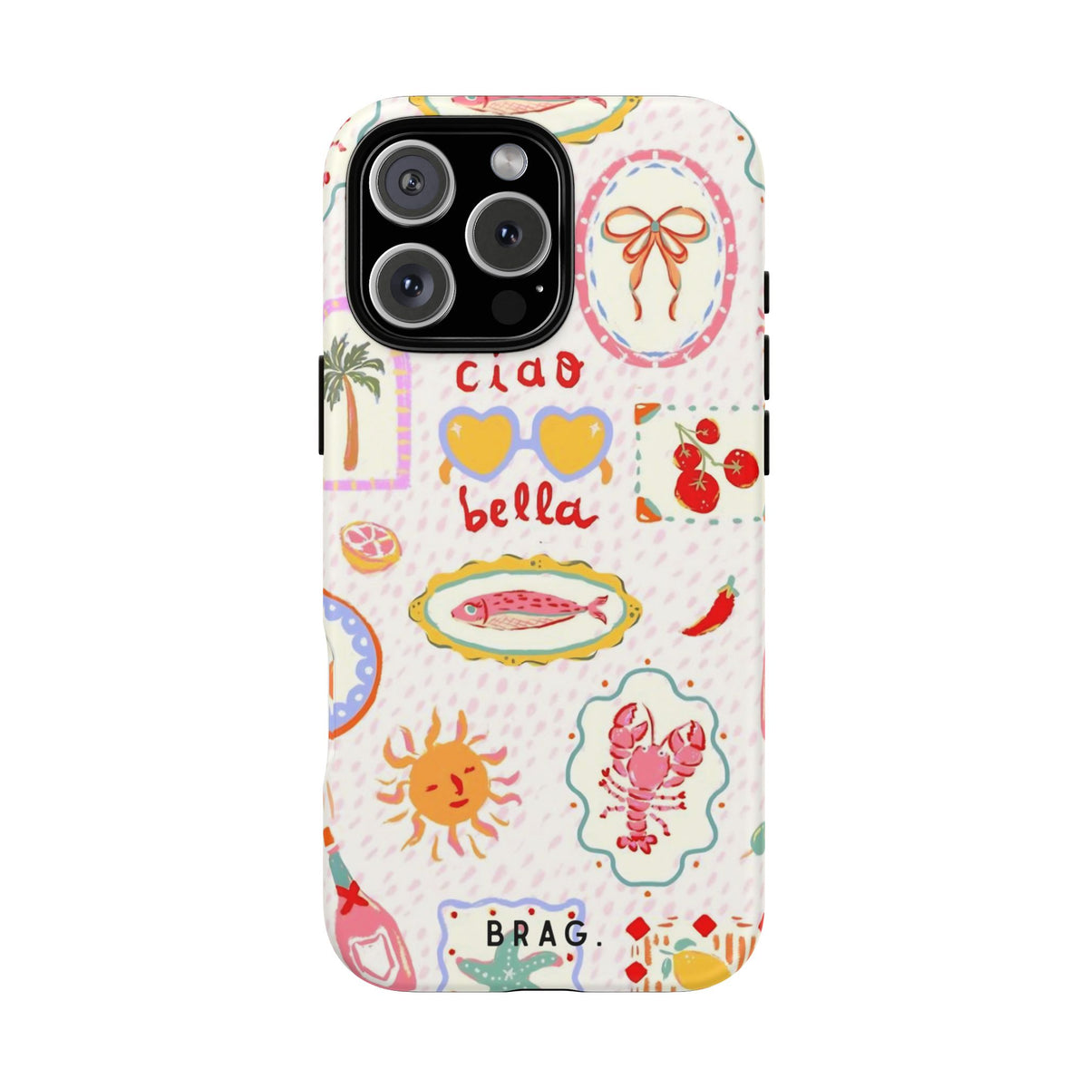 Ciao Bella Tough Phone Case – Shockproof Protective iPhone Cover