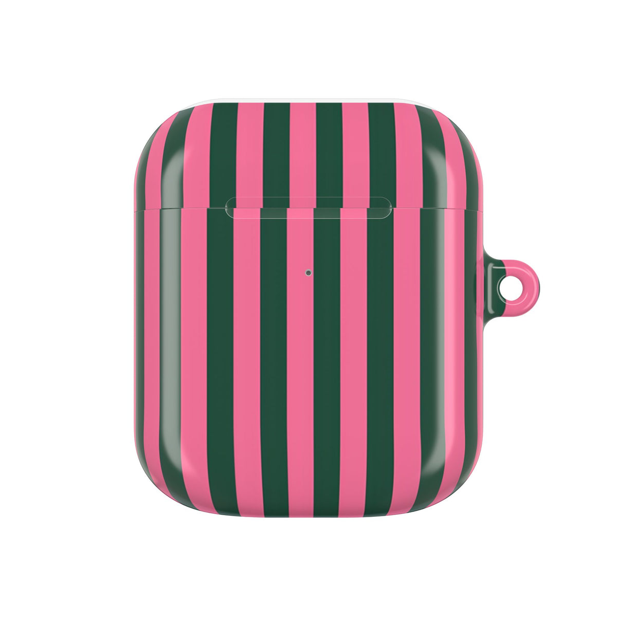 Flamingo Stripe AirPod Case – Slim Protective Charging Case